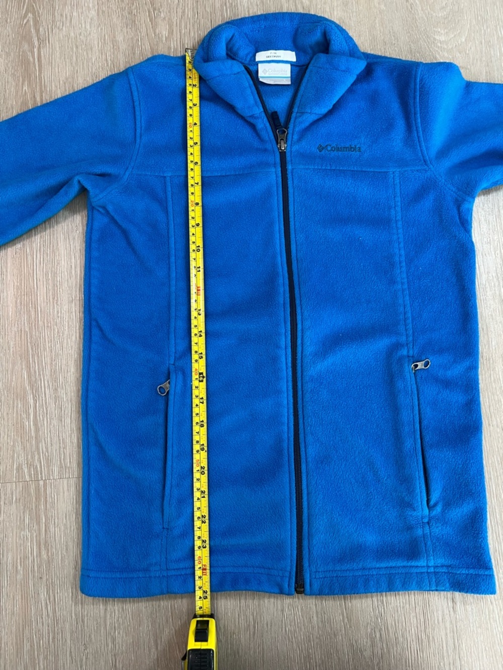 Youth Columbia Blue Full-Zip Fleece Jacket - Picture 7 of 8